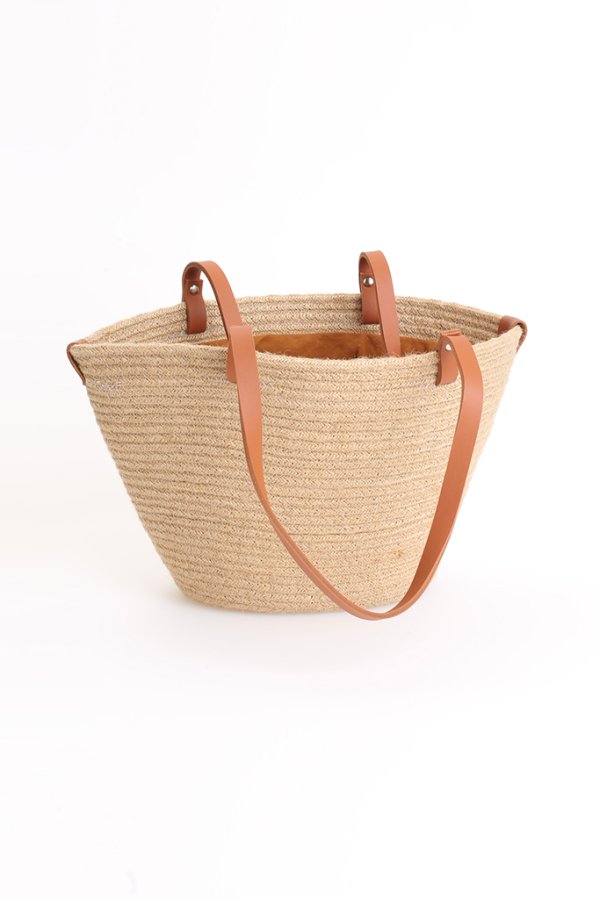 Oval Hasır Çanta