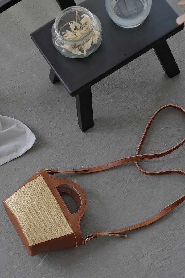 Uzun Askılı Hasır Çanta