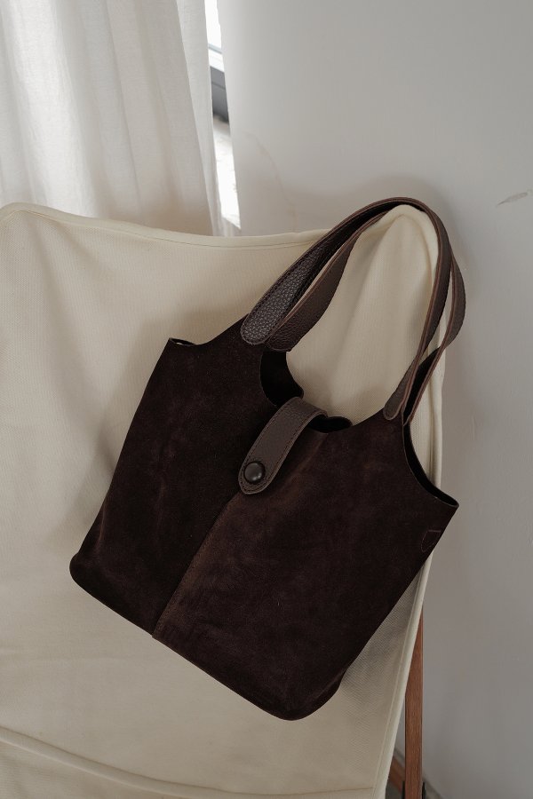 Orta Boy Süet Çanta