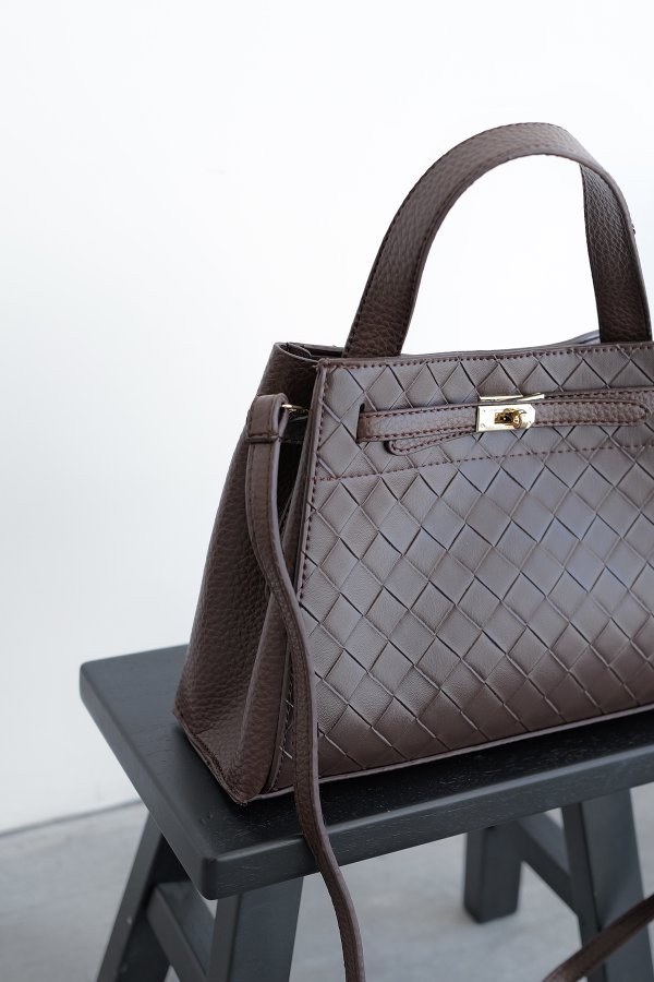 Desenli Omuz ve El Çanta