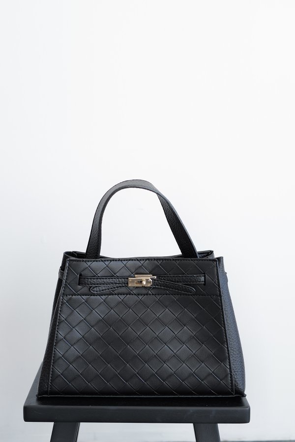 Desenli Omuz ve El Çanta