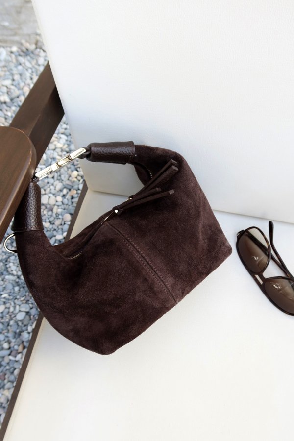 Süet Deri El Çanta