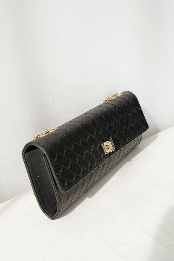 Desenli Dikdörtgen Çanta