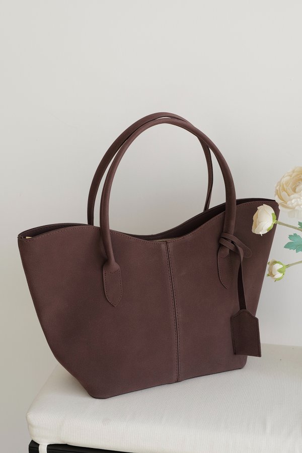 Fermuarlı Oval Omuz Çanta