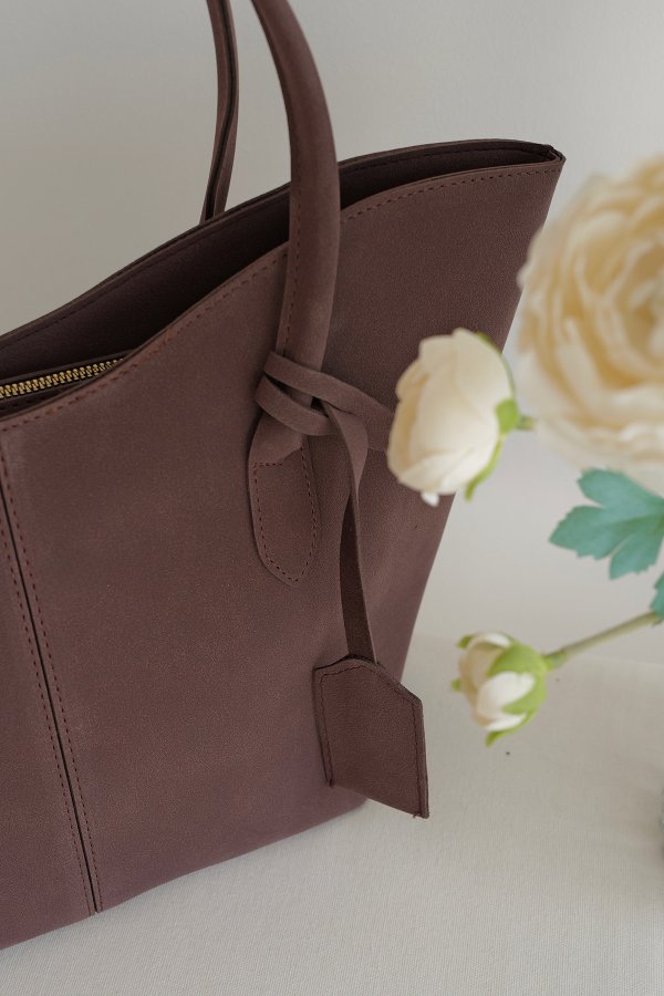 Fermuarlı Oval Omuz Çanta