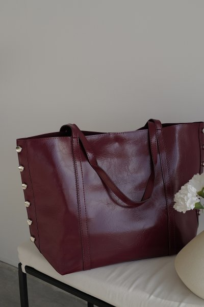 Zımbalı Büyük Çanta