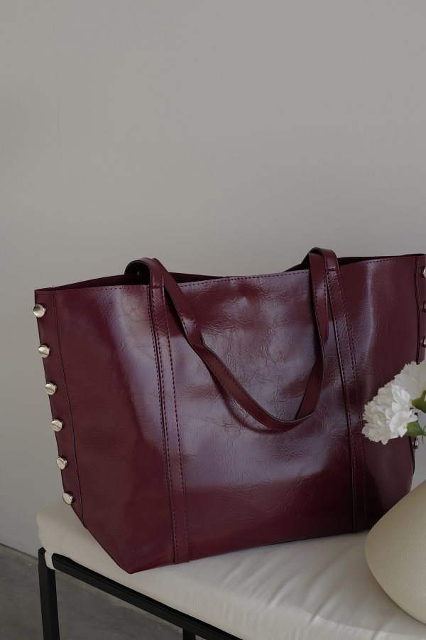 Zımbalı Büyük Çanta