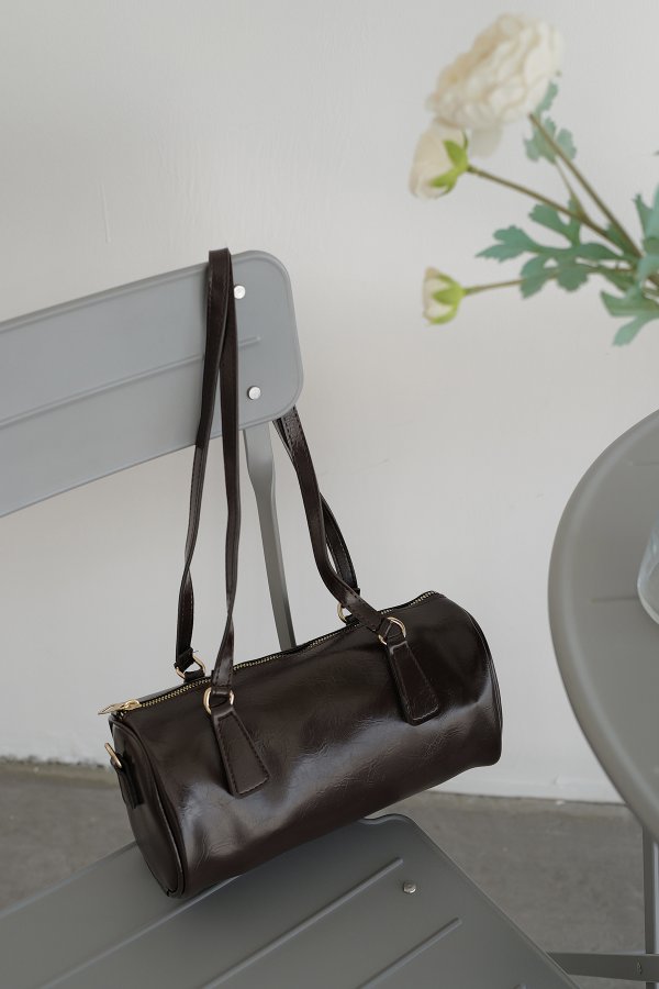 İnce Askılı Silindir Çanta