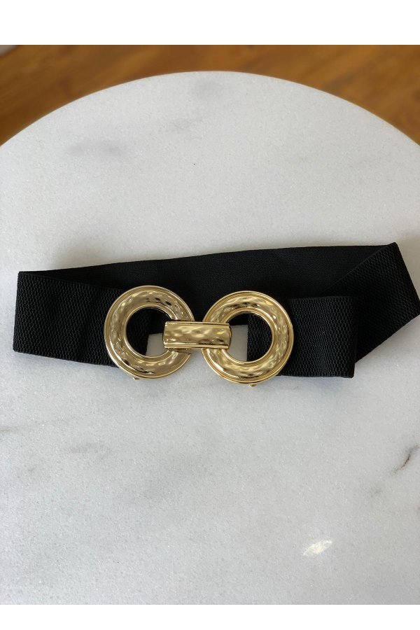 Gold Tokalı Lastik Kemer