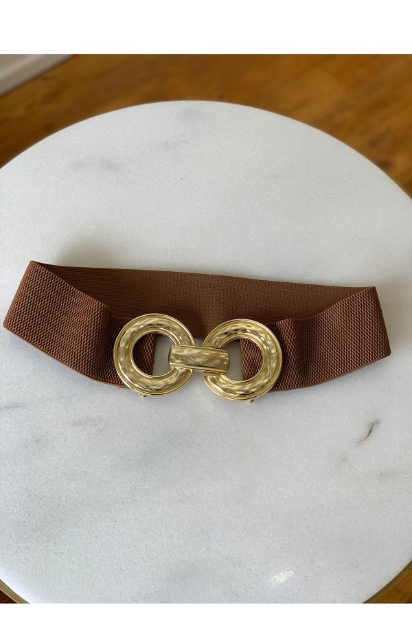 Gold Tokalı Lastik Kemer