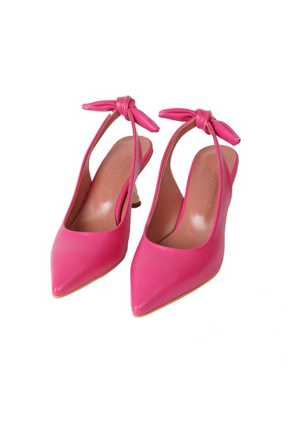 Arkası Fiyonklu Topuklu Ayakkabı