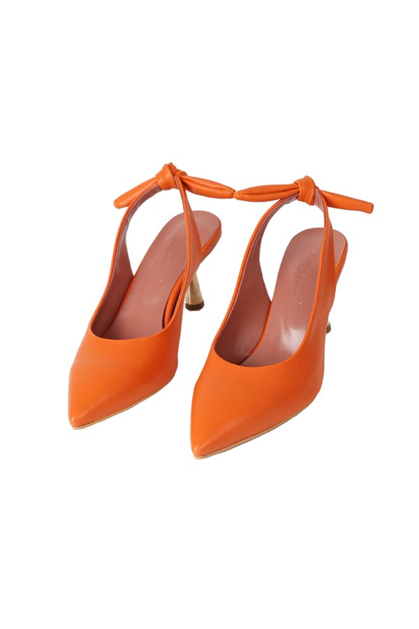 Arkası Fiyonklu Topuklu Ayakkabı