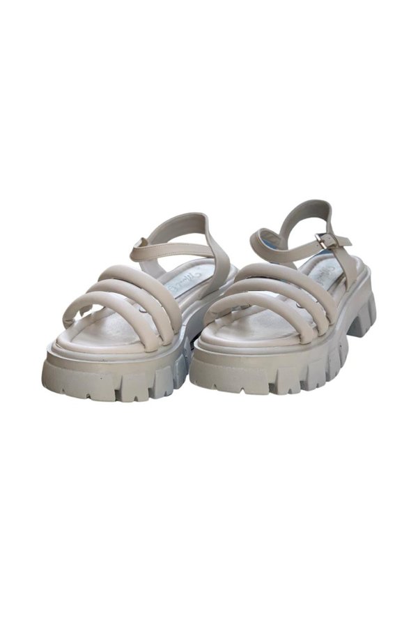 İnce Üç Bantlı Sandalet