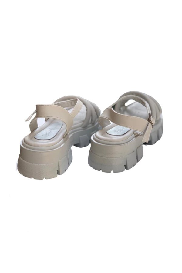 İnce Üç Bantlı Sandalet