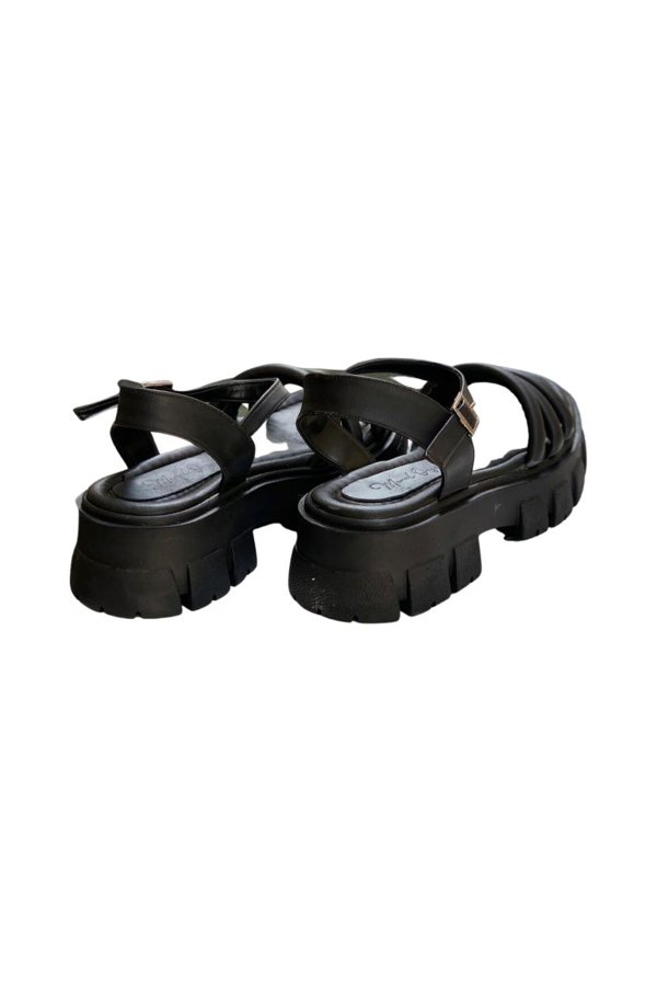 İnce Üç Bantlı Sandalet