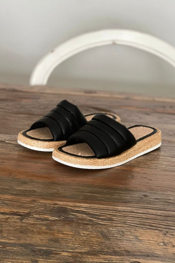 Hasır Taban Düz Terlik