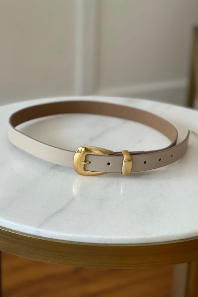 Oval Gold Tokalı Kemer