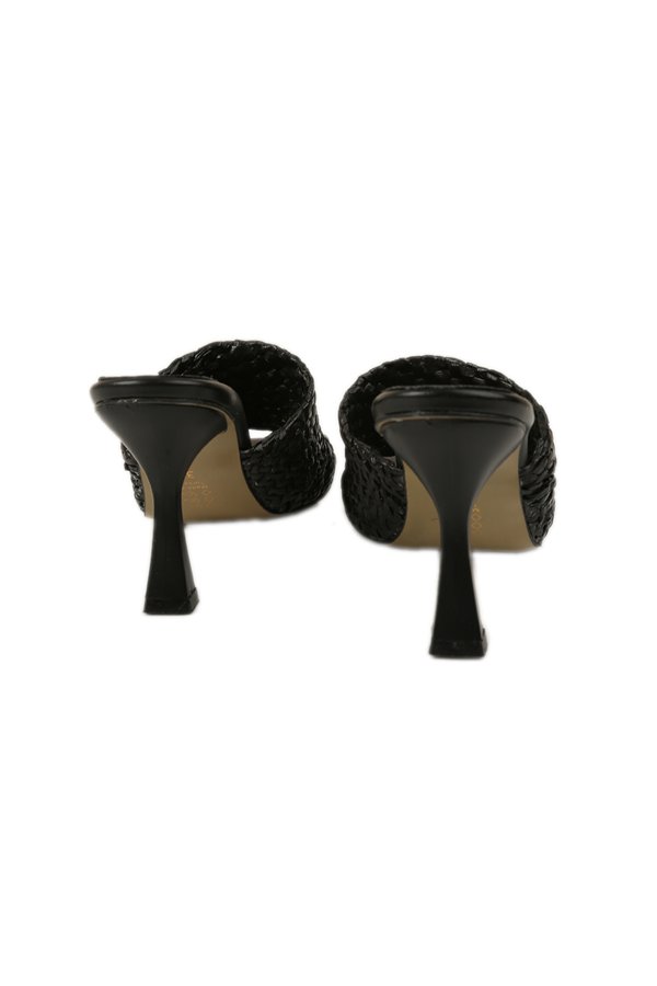 Hasır Bantlı Topuklu Terlik