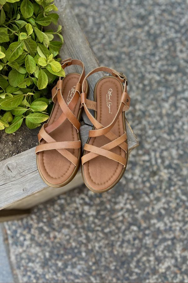 Çapraz Bilekten Bağlamalı Sandalet