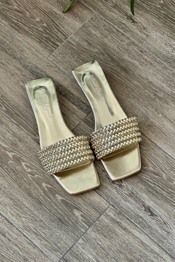 Örgü Bantlı Terlik