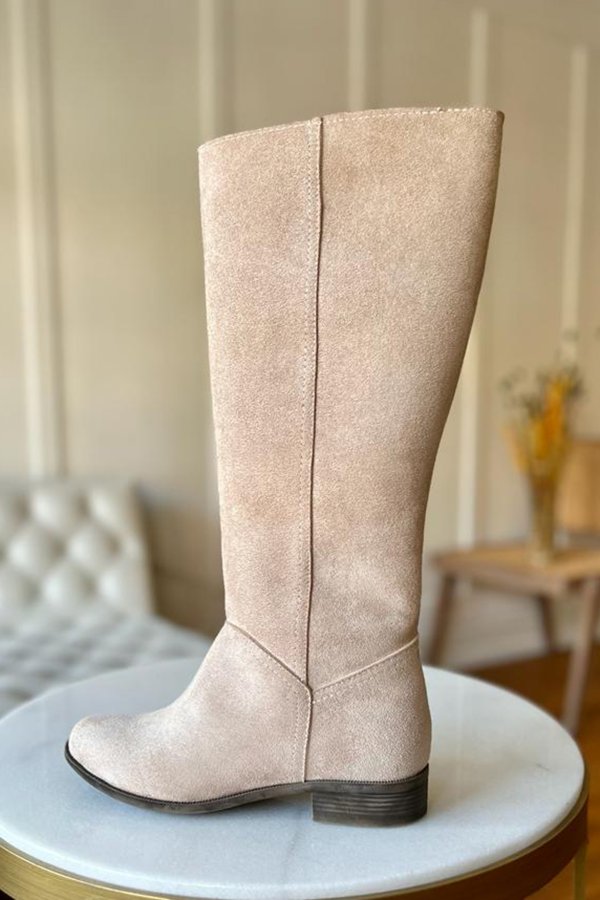 Süet Binici Çizme