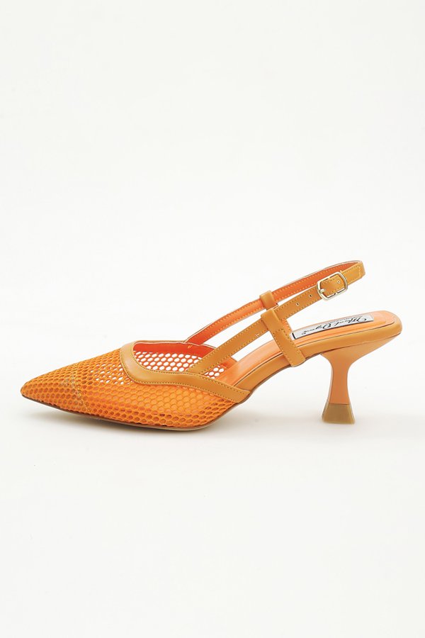 File Detaylı Topuklu Ayakkabı