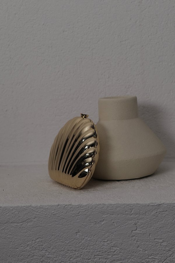 Metalik Deniz Kabuğu Çanta