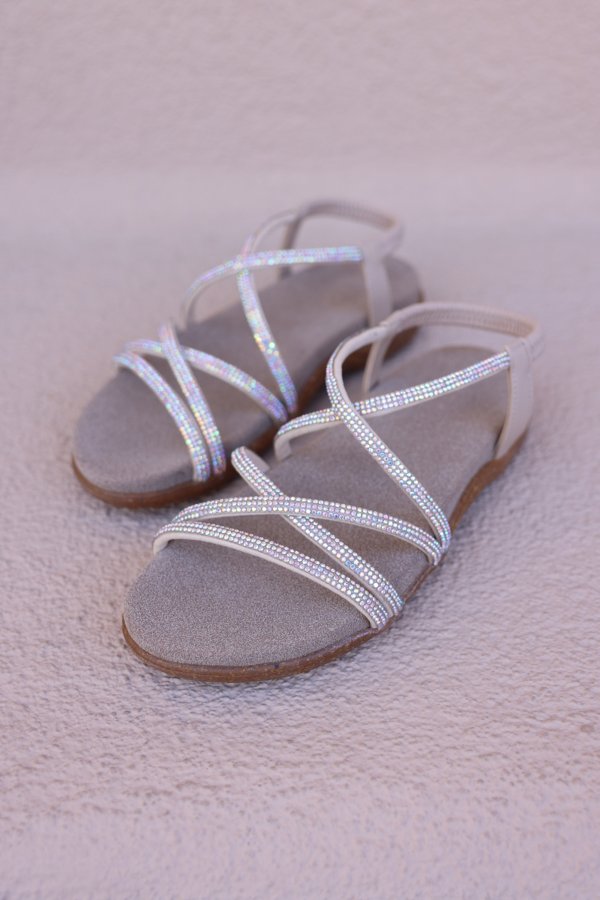 Mini Taş Detaylı Sandalet