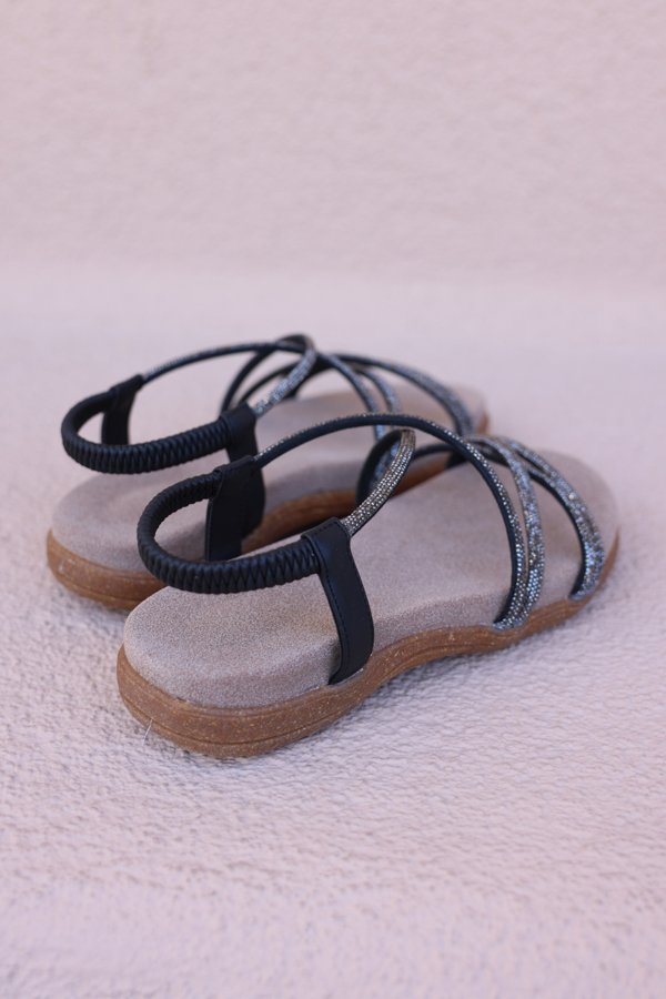 Mini Taş Detaylı Sandalet
