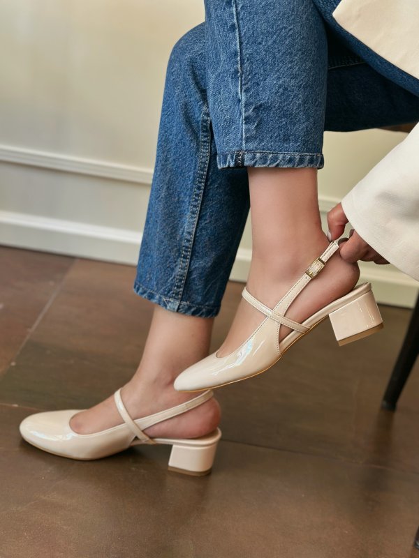 Rugan Topuklu Ayakkabı