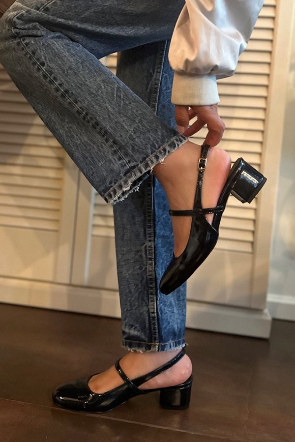 Rugan Topuklu Ayakkabı