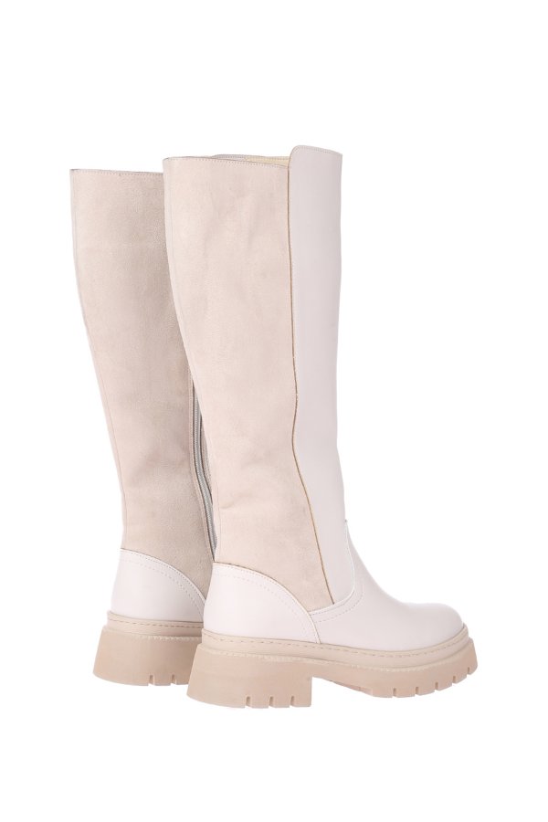 Süet Detaylı Çizme