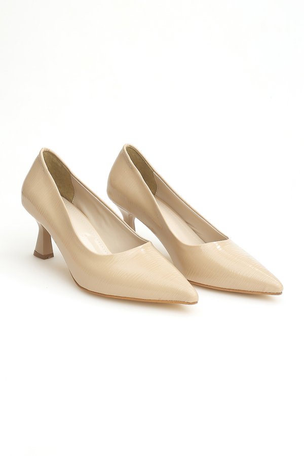 Çizgi Desen Stiletto