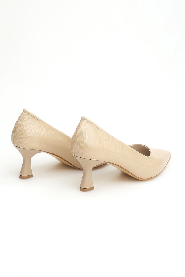 Çizgi Desen Stiletto