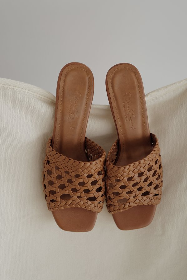 Örgü Model Topuklu Terlik