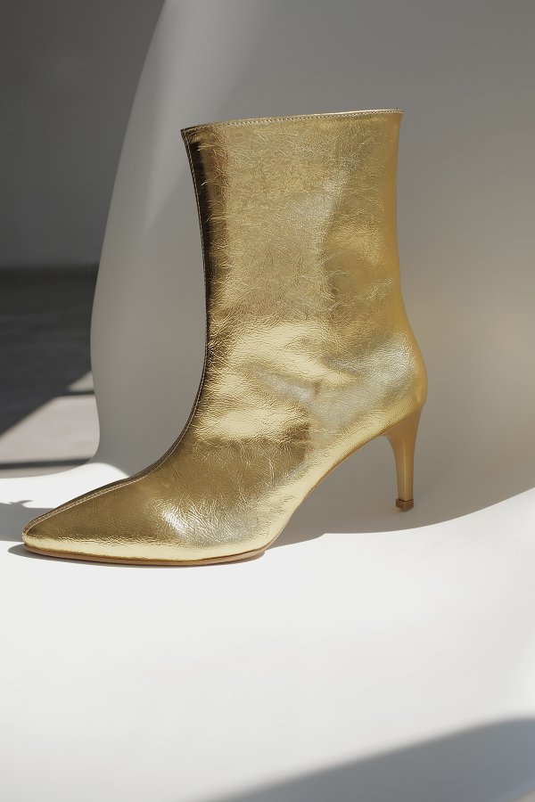 Yandan Fermuarlı İnce Topuk Bot