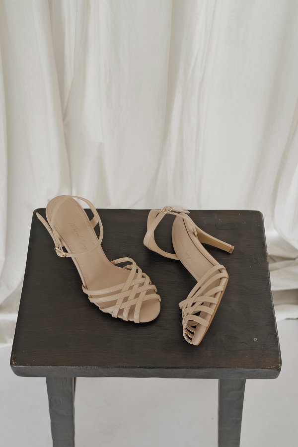 Kafes Model Topuklu Ayakkabı