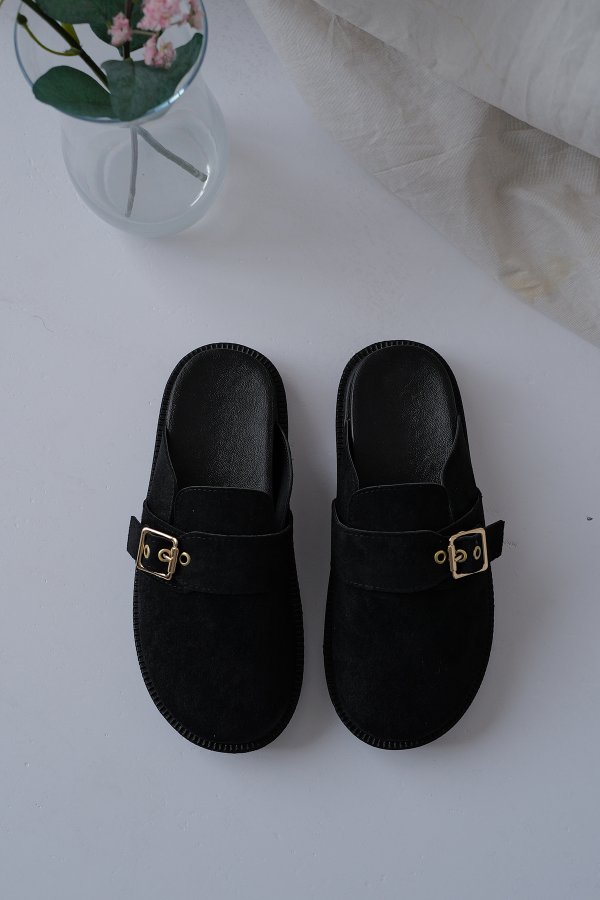 Kemerli Süet Terlik