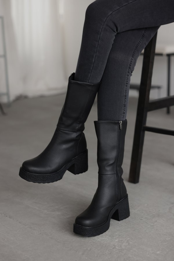 Platform Topuk Çizme