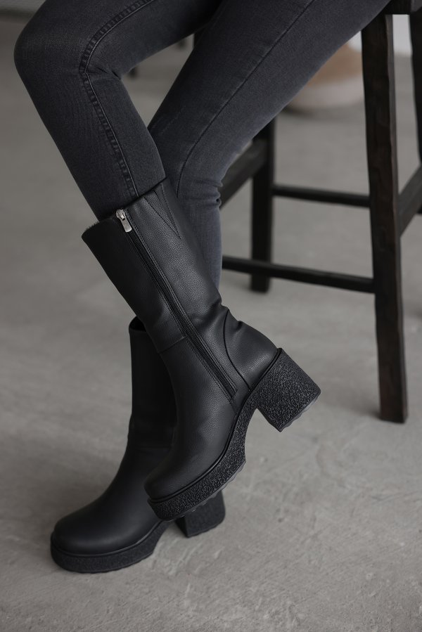 Platform Topuk Çizme