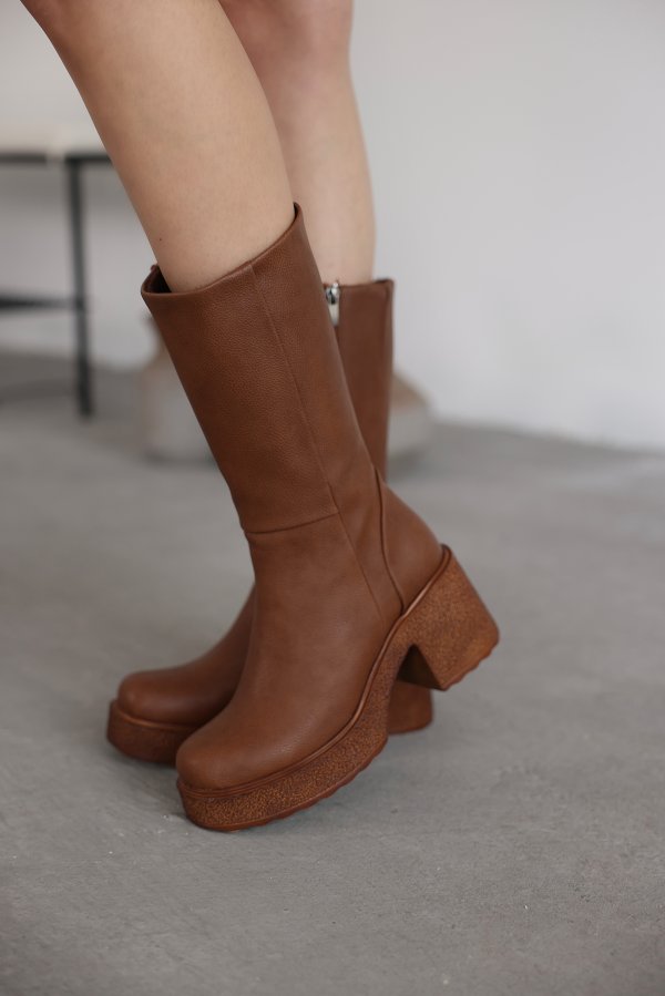 Platform Topuk Çizme