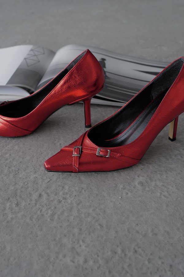 Çapraz Kemer Bantlı Stiletto