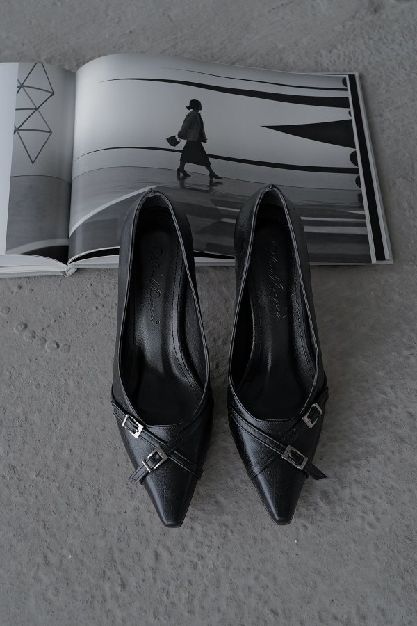 Çapraz Kemer Bantlı Stiletto