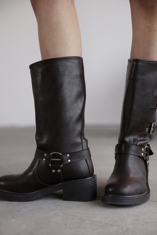 Kemerli Biker Çizme