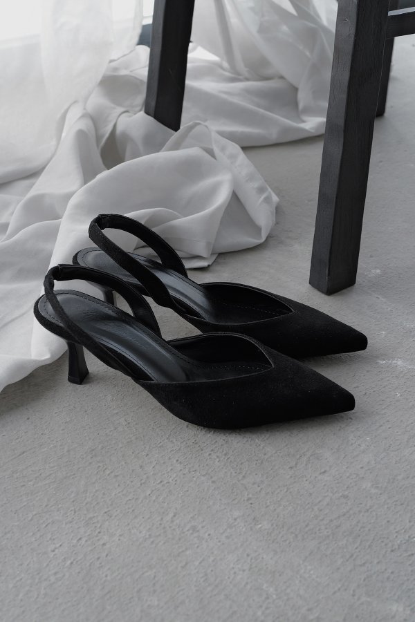 Arkası Açık  Model Topuklu Ayakkabı