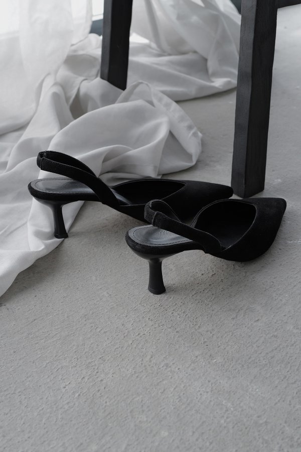 Arkası Açık  Model Topuklu Ayakkabı