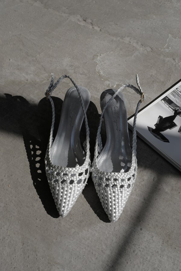 Örgü Model Topuklu Ayakkabı