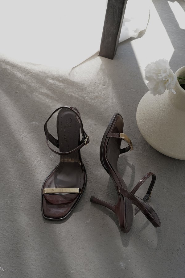 Tek Bant Topuklu Ayakkabı