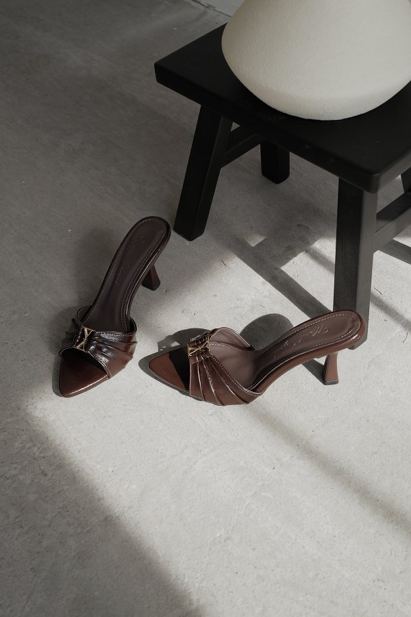 Drape Model Topuklu Terlik