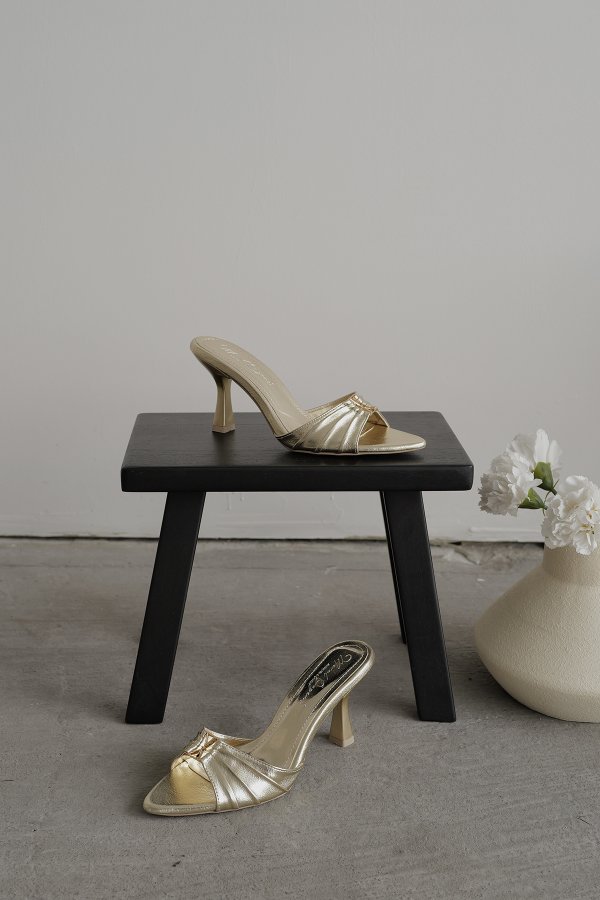 Drape Model Topuklu Terlik